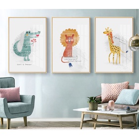 File tranh bộ 3 trừu tượng hiện đại - HQ-478