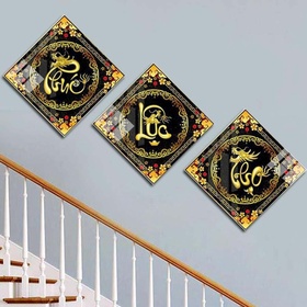 File tranh phúc lộc thọ thư pháp - PLT002