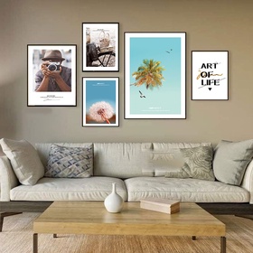 File tranh bộ phong cảnh nghệ thuật Bắc Âu kết hợp - KH0002