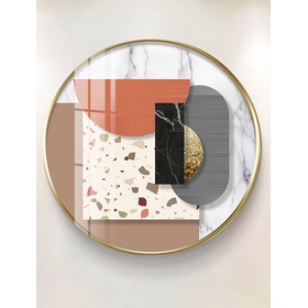 File tranh tròn trừu tượng hiện đại - HQ-519