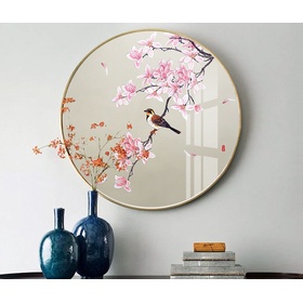 File tranh tròn trừu tượng hiện đại - HQ-537