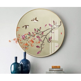 File tranh tròn trừu tượng hiện đại - HQ-539