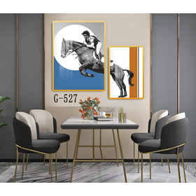 File tranh bộ 2 trừu tượng phòng ăn hiện đại - G-527