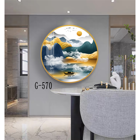 File tranh tròn trừu tượng hiện đại - G-570