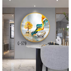 File tranh tròn trừu tượng hiện đại - G-579