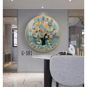 File tranh tròn trừu tượng hiện đại - G-581