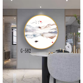 File tranh tròn trừu tượng hiện đại - G-582