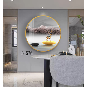 File tranh tròn trừu tượng hiện đại - G-576