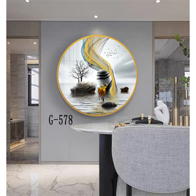 File tranh tròn trừu tượng hiện đại - G-578