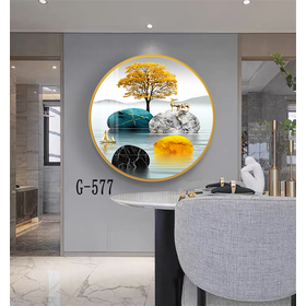 File tranh tròn trừu tượng hiện đại - G-577