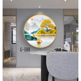 File tranh tròn trừu tượng hiện đại - G-580