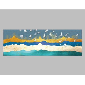 File tranh trừu tượng phong cảnh thiên nhiên - HG1066