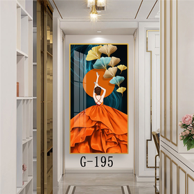 File tranh dọc trừu tượng hiện đại - G-195