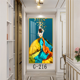 File tranh dọc trừu tượng hiện đại - G-216