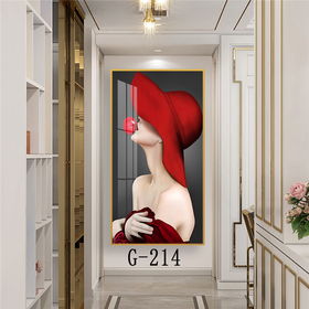 File tranh dọc trừu tượng hiện đại - G-214