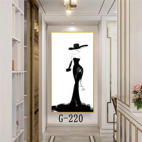 File tranh dọc trừu tượng hiện đại - G-220