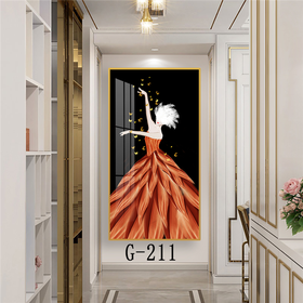 File tranh dọc trừu tượng hiện đại - G-211