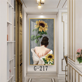 File tranh dọc trừu tượng hiện đại - G-217