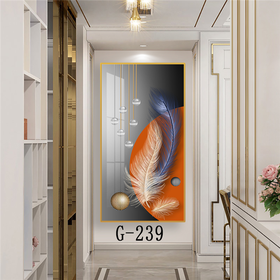 File tranh dọc trừu tượng hiện đại - G-239