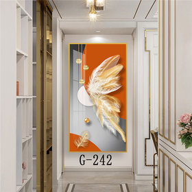 File tranh dọc trừu tượng hiện đại - G-242