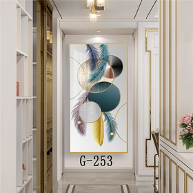 File tranh dọc trừu tượng hiện đại - G-253