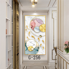 File tranh dọc trừu tượng hiện đại - G-256