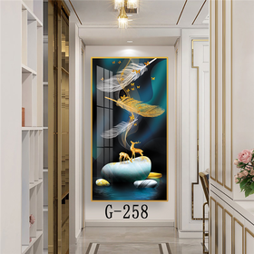 File tranh dọc trừu tượng hiện đại - G-258