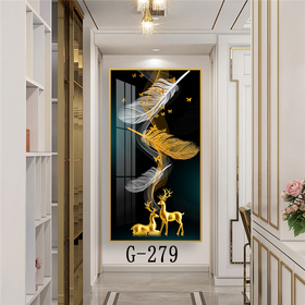 File tranh dọc trừu tượng hiện đại - G-279