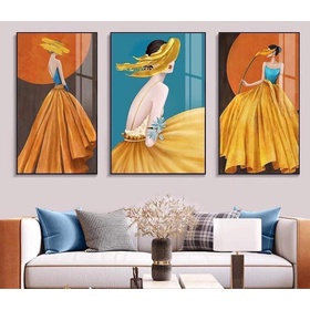 File tranh chân dung nghệ thuật vẽ tay - F-438