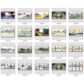 37 files tranh phong cảnh trừu tượng pha lê hiện đại - K10F