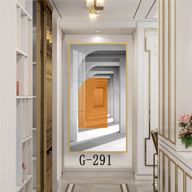 File tranh dọc trừu tượng hiện đại - G-291