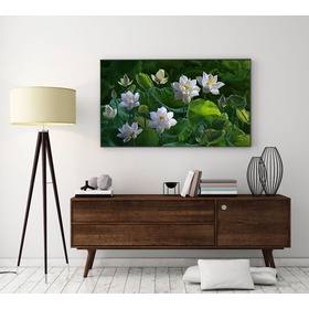 File tranh ao sen trắng - S018