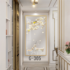 File tranh dọc trừu tượng hiện đại - G-305