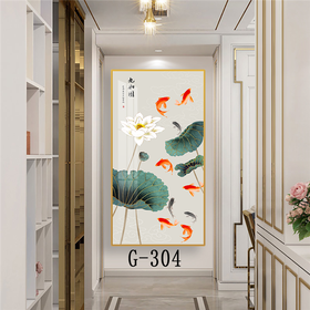 File tranh dọc trừu tượng hiện đại - G-304