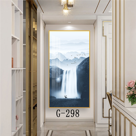 File tranh dọc trừu tượng hiện đại - G-298