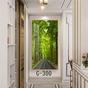 File tranh dọc trừu tượng hiện đại - G-300