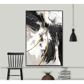 File tranh sơn dầu trừu tượng - HG1084