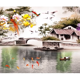 File tranh phong cảnh sơn thủy hữu tình - 52317