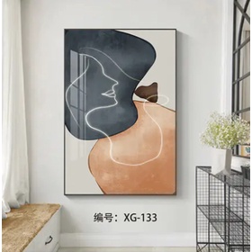 File tranh trừu tượng tối giản vẽ tay - XG-133