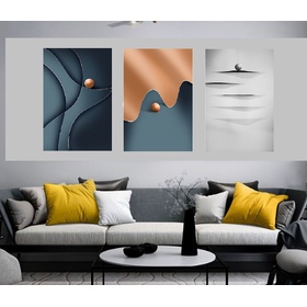 File tranh trừu tượng tối giản vẽ tay - F-511