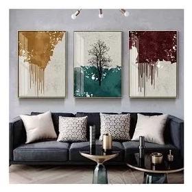 File tranh trừu tượng tối giản vẽ tay - JT-129