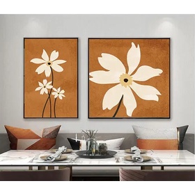 File tranh sơn dầu hoa  cúc trắng - DIN-6625