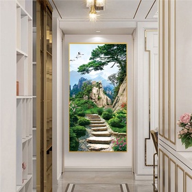 File tranh phong cảnh con đường bậc thang - LYFP-477