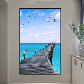 File tranh cầu và biển - HG-2516