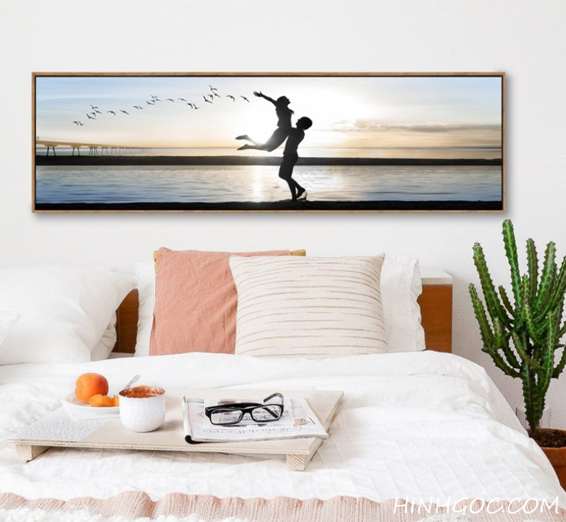 File tranh hoàng hôn lãng mạn - HG1005