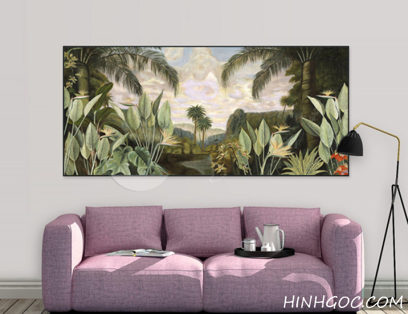 File tranh vẽ tay phong cảnh thiên nhiên - HG103