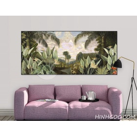 File tranh vẽ tay phong cảnh thiên nhiên - HG103