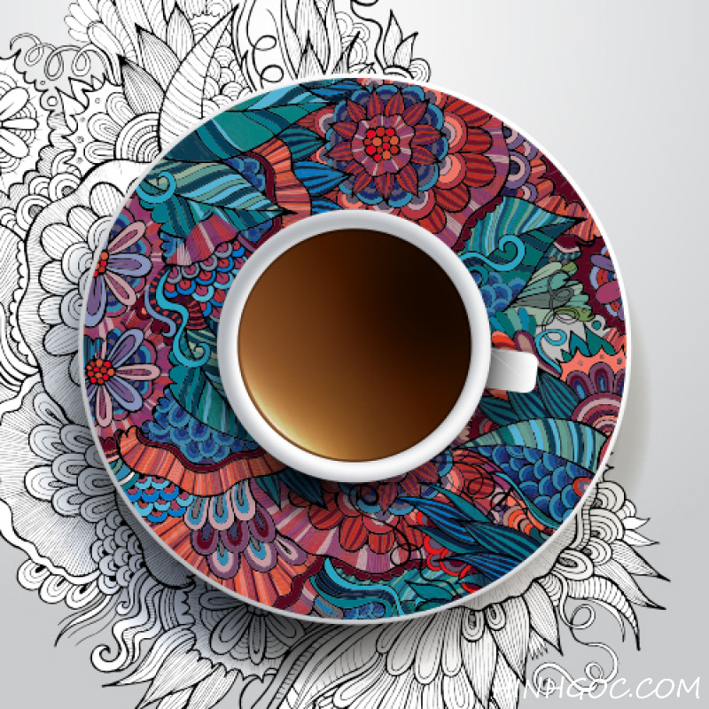 File tranh nghệ thuật cafe - FR0001