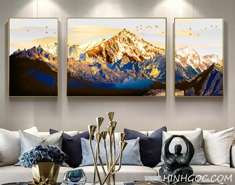 File tranh phong cảnh đồi núi hiện đại - HG1030