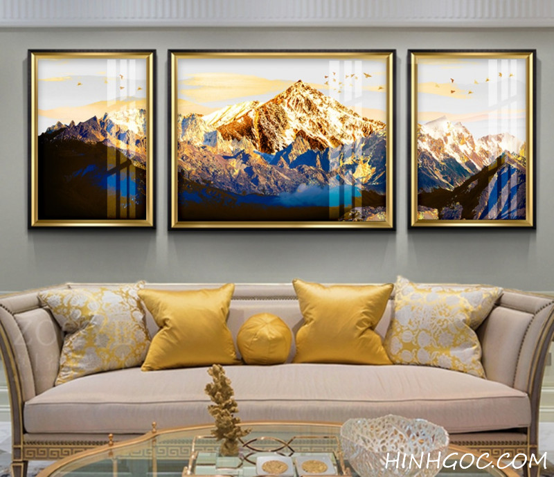 File tranh phong cảnh đồi núi hiện đại - HG1030